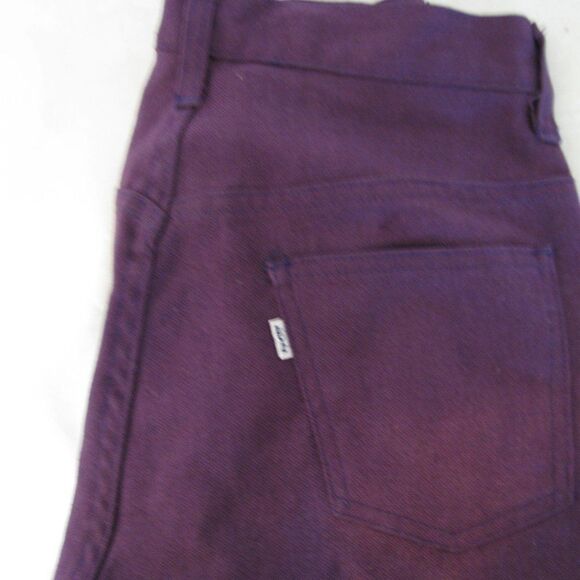 VTG Levi's For Gals Big E White Tab Purple Jeans - Picture 3 of 8